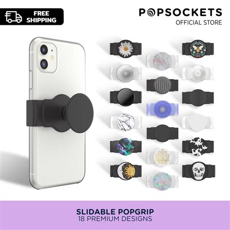 pop socket grip slide